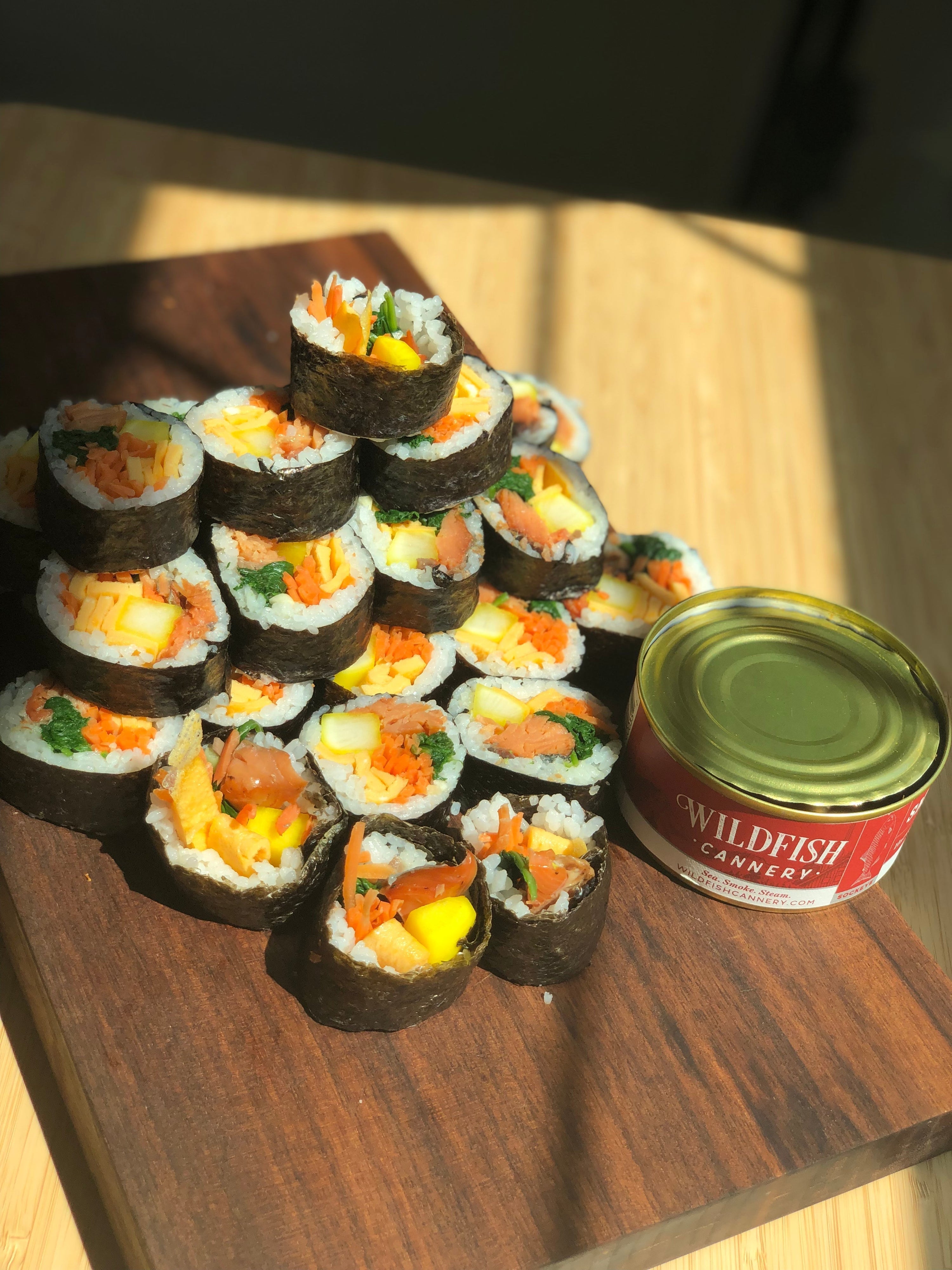 Smoked Salmon Gimbap