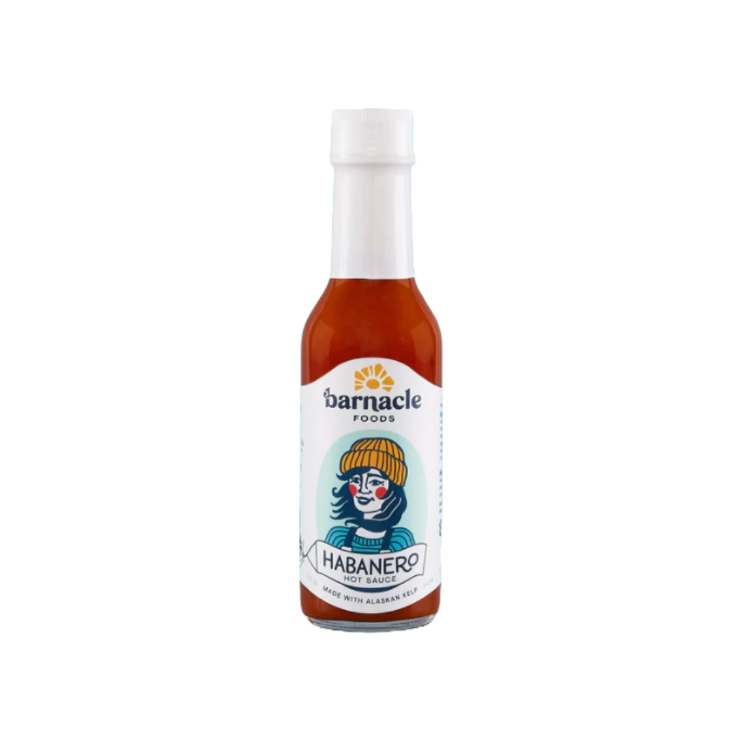 bottle of Barnacle Foods Habanero Hot Sauce